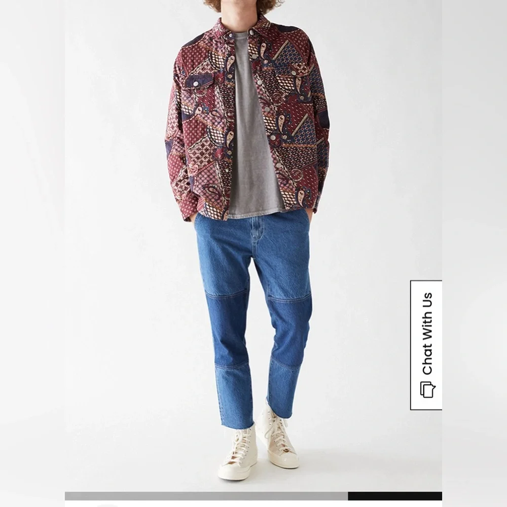 NWT Paisley quilted shirt jacket - Picture 3 of 7